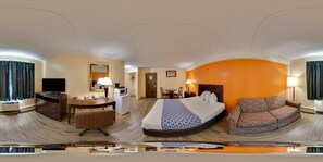 Suite, Multiple Beds, Accessible, Non Smoking | Desk, laptop workspace, blackout drapes, free cribs/infant beds