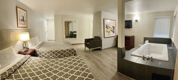 Basic Double Room, 2 Queen Beds, Non Smoking, Jetted Tub | Jetted tub