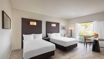 Club Room, 2 Queen Beds, City View | Premium bedding, minibar, in-room safe, desk