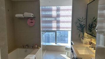 Minibar, in-room safe, alarm clocks