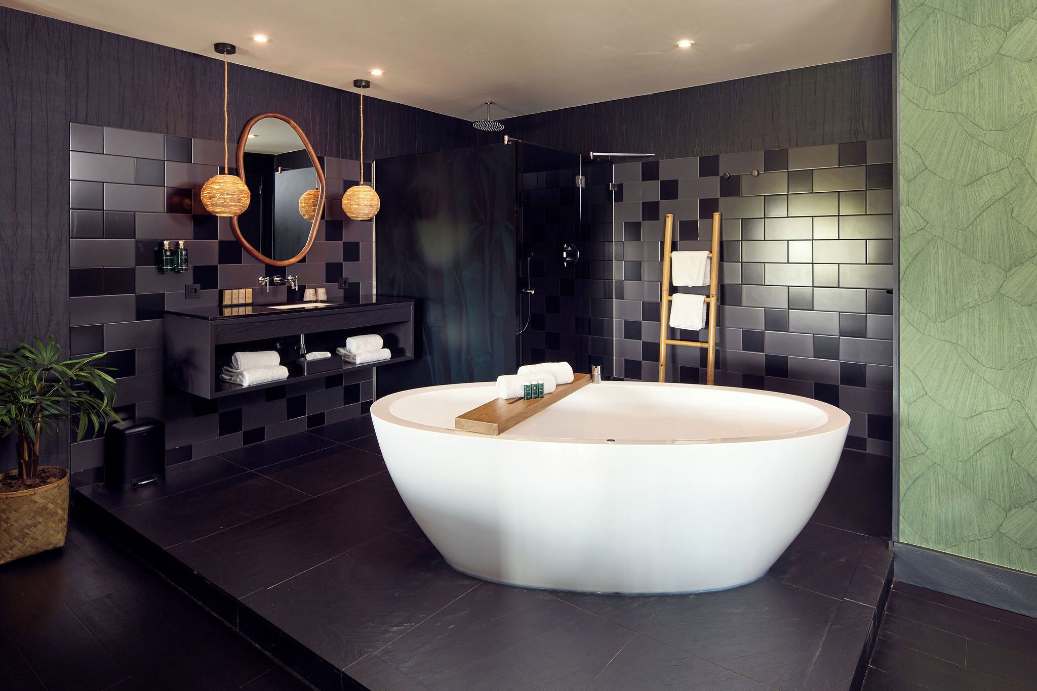 suite (bali) | bathroom | free toiletries, hair dryer, towels