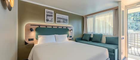 Chambre Supérieure 1 lit double et 1 canapé lit