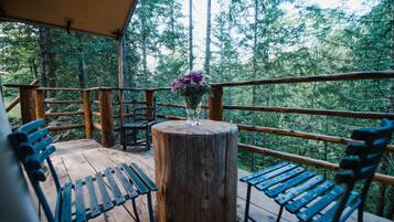 Superior Tent, 1 Queen Bed, Balcony | Balcony