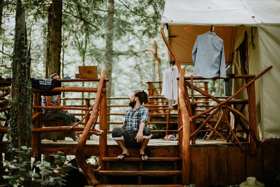 Honeymoon Tent, 1 King Bed, Lagoon View | Balcony