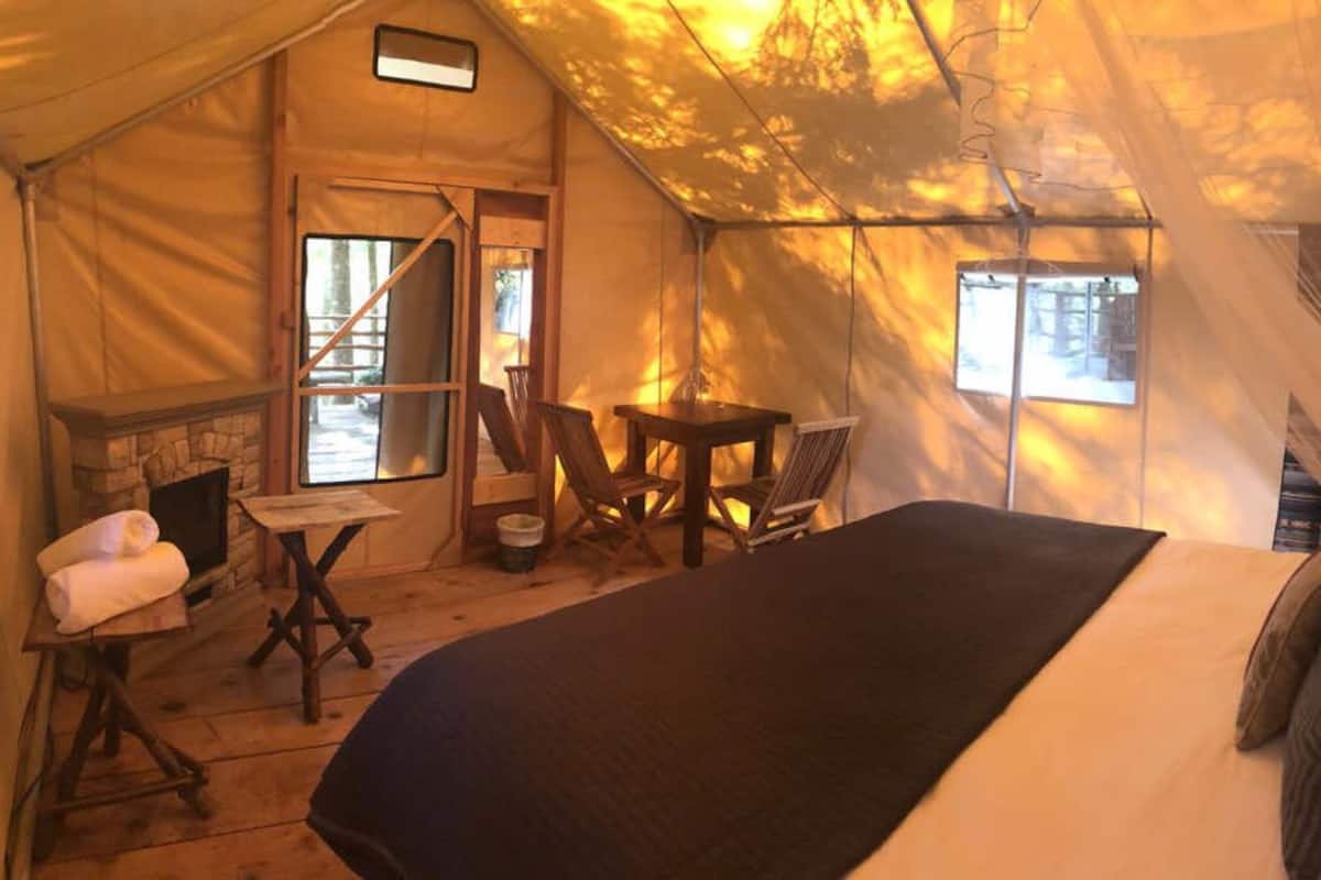 Honeymoon Tent, 1 Katil Raja (King), Lagoon View | Peralatan tempat tidur premium, cadar katil