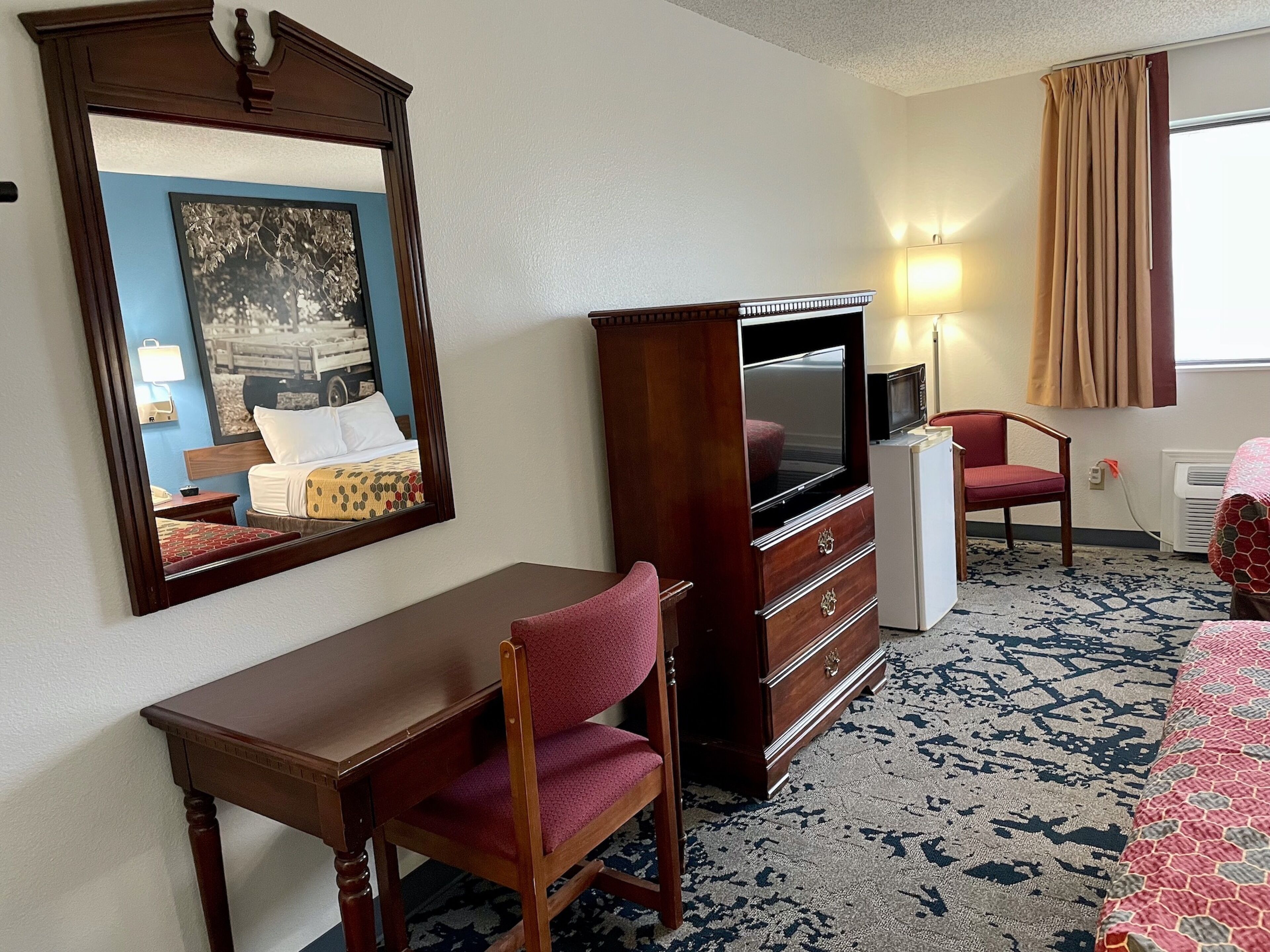 room, 2 double beds, non smoking (upper floor) | desk, laptop workspace, blackout curtains, soundproofing