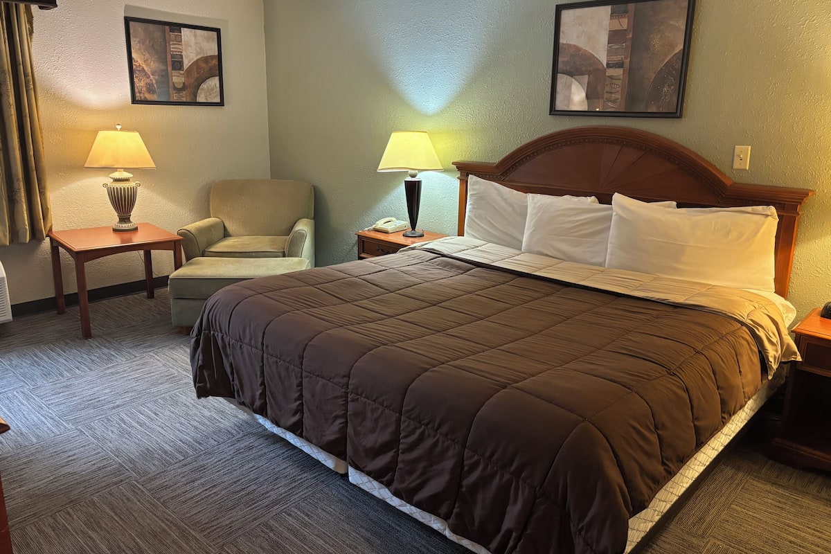 Standard Room, 1 King Bed | Desk, iron/ironing board, cribs (free), rollaway beds (free)