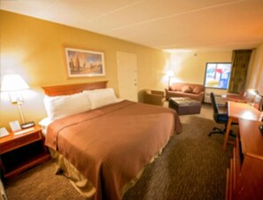 Suite, 1 King-Bett, Poolblick