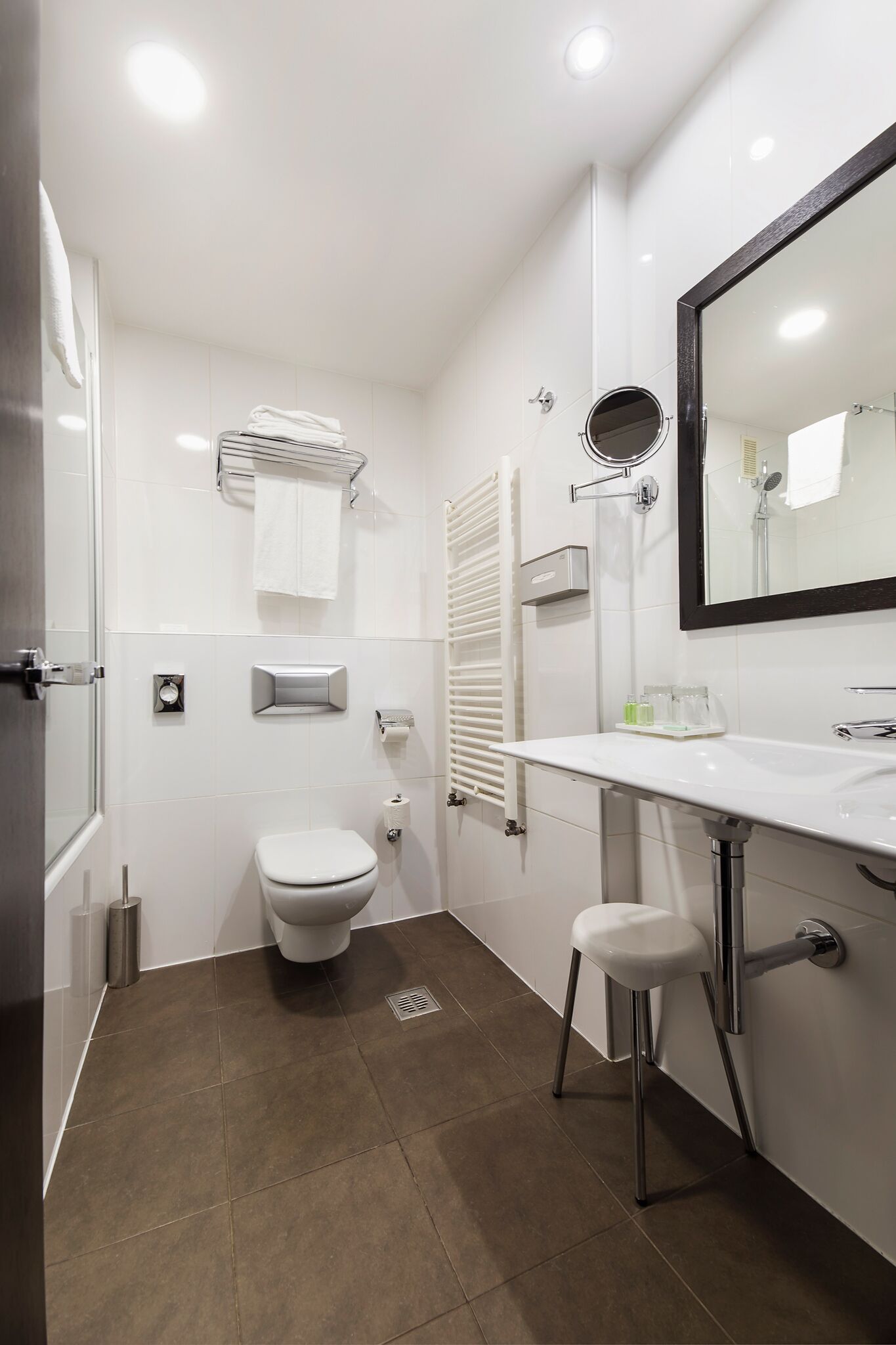 standard room | bathroom | shower, free toiletries, hair dryer, slippers