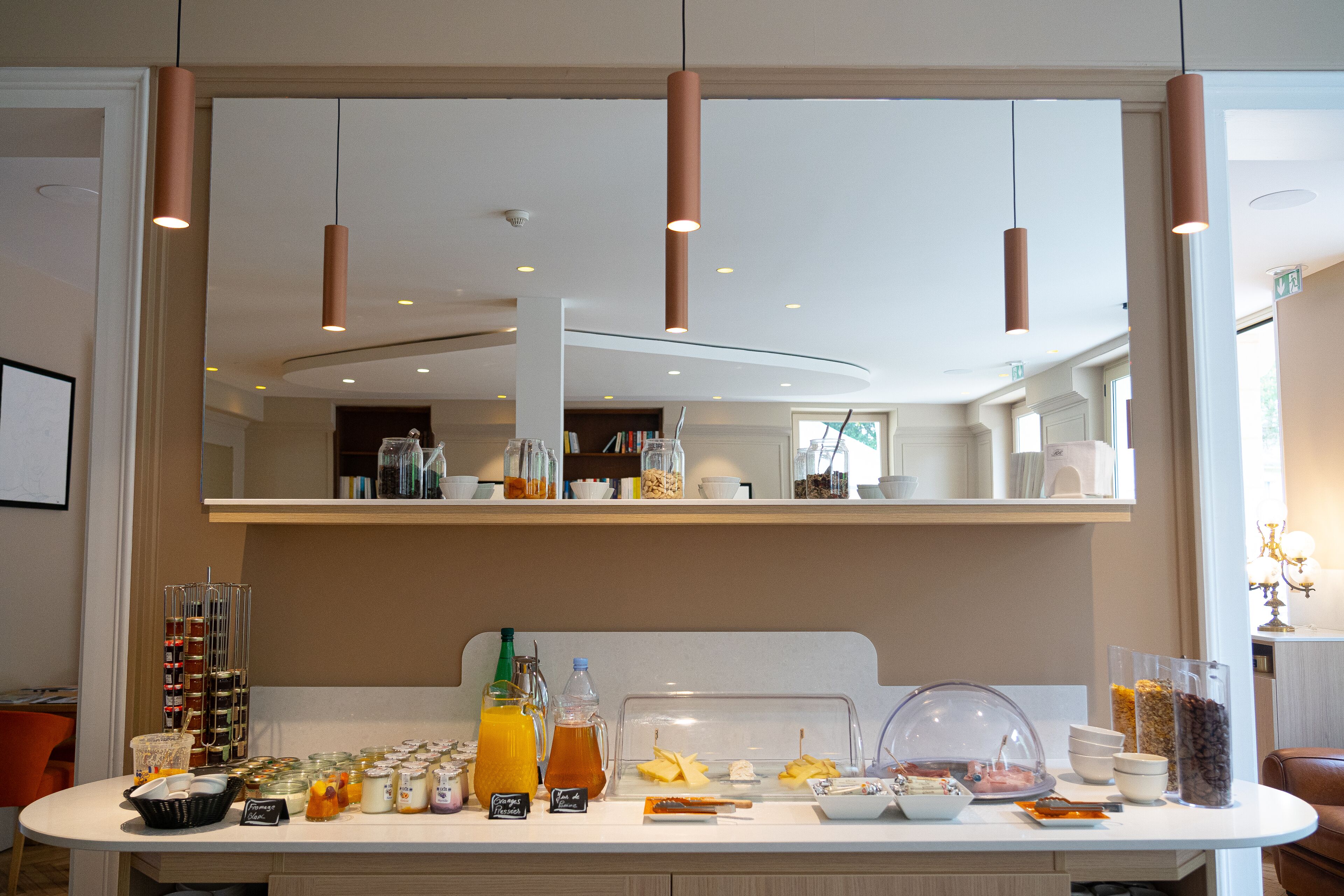 daily buffet breakfast (eur 17 per person)