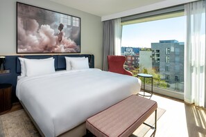 Premium bedding, minibar, in-room safe, desk