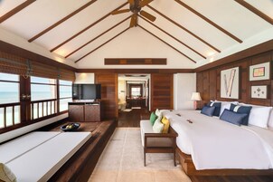 Oceanfront Villa | Premium bedding, minibar, in-room safe, individually decorated