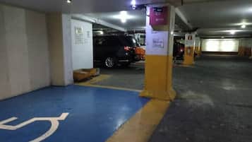 Free self-parking, free valet parking