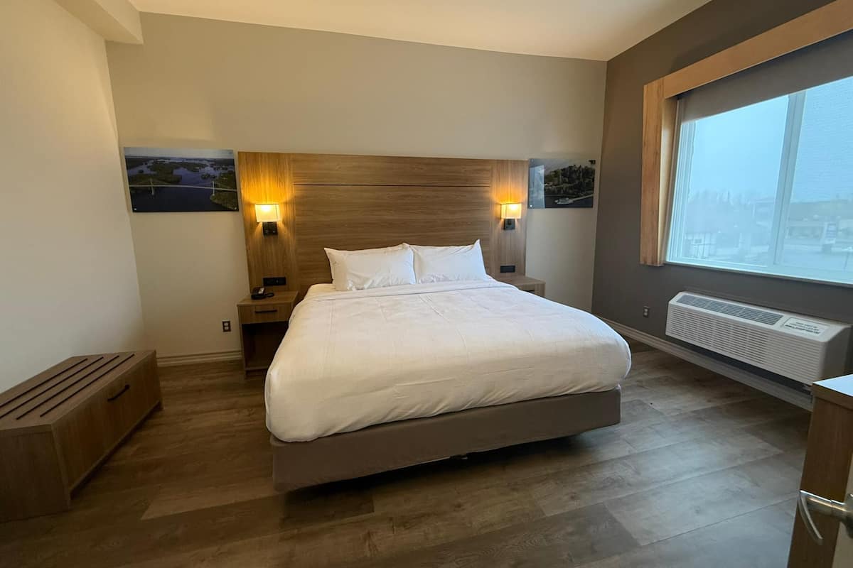 Suite, 1 King Bed, Accessible, Hot Tub (with Sofabed) | In-room safe, desk, iron/ironing board, free cribs/infant beds