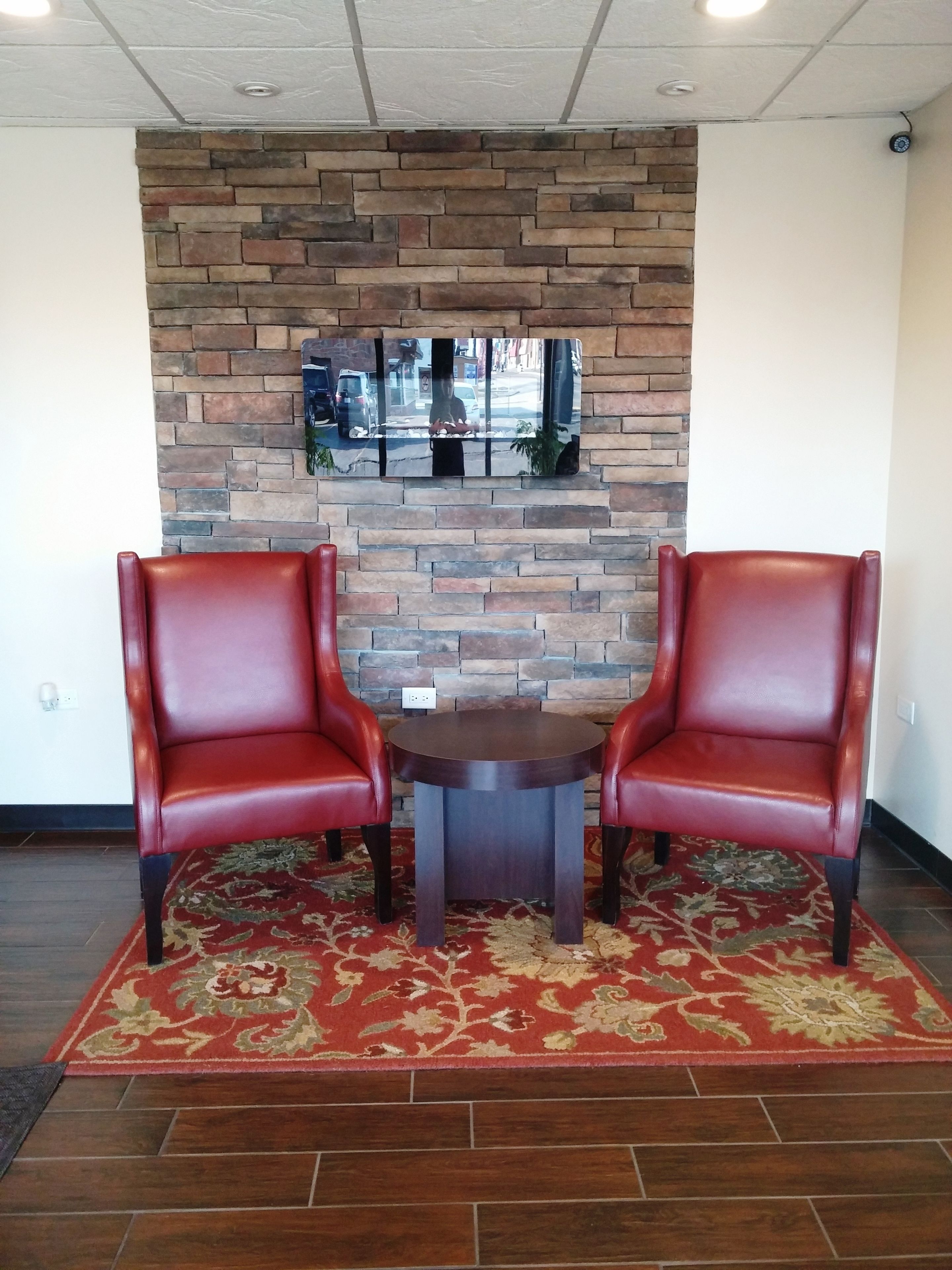Lobby sitting area