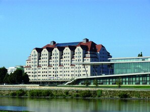 Façana frontal de l'allotjament