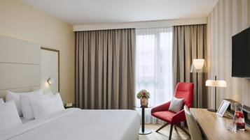 Hochwertige Bettwaren, Pillowtop-Betten, Minibar, Zimmersafe