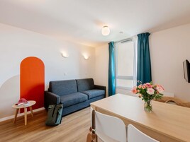 Apartment, 1 Bedroom | In-room safe, desk, soundproofing, iron/ironing board