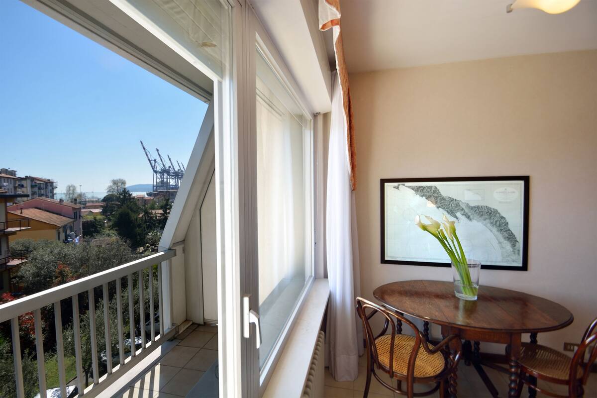 Uitzicht vanuit de kamer