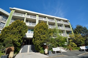 Overnatningsstedets facade