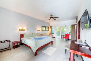 Deluxe Double Room, 1 Bedroom | View from room - Parrot Cove Lodge (Hopkins)