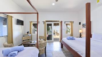 Habitación panorámica | Área de sala de estar | Televisión LED