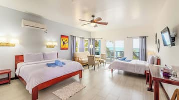 Suite junior, 1 habitación | Vista a la playa o el mar