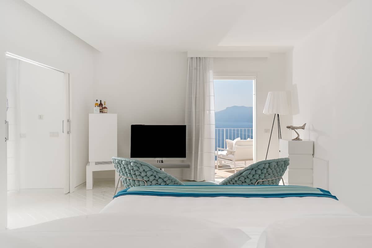 Suite (Angelina) | 1 habitación, ropa de cama de alta calidad y camas con pillow-top