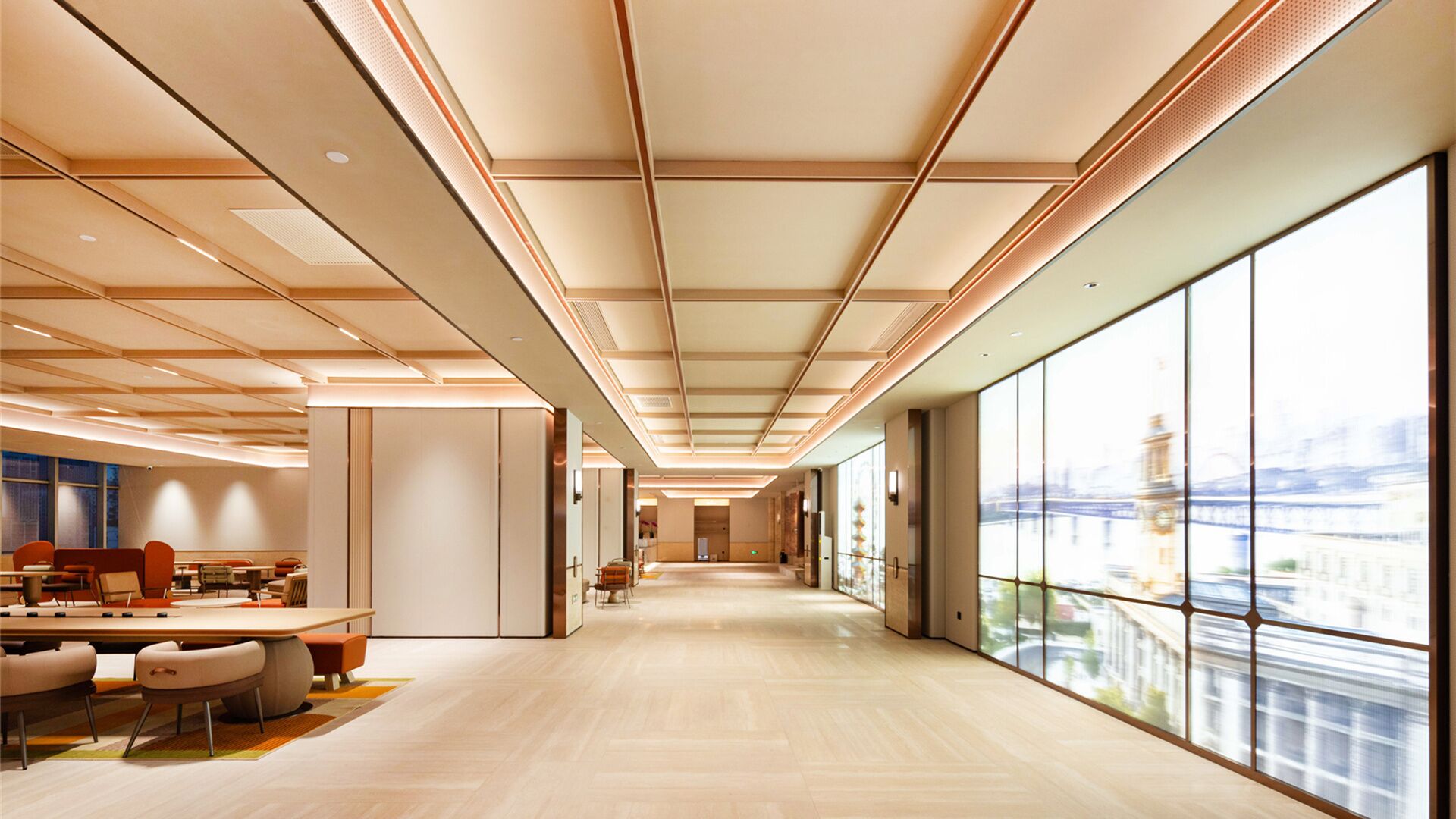 Sitteområde i lobbyen