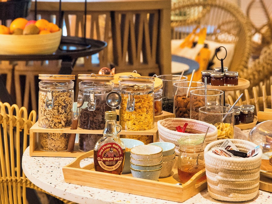 Morgenmadsbuffet hver dag (15 EUR pr. person)