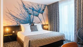 Literie de qualité supérieure, coffres-forts dans les chambres