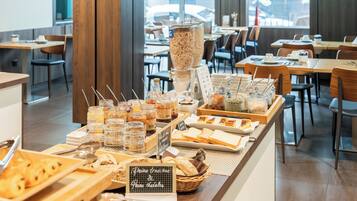 Daily buffet breakfast (EUR 18 per person)