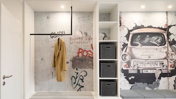 Suíte premium, 2 quartos (3 Personen) | Roupas de cama antialérgicas, cortinas blackout, quartos à prova de som