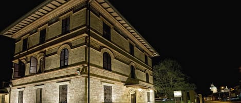 Front of property - evening/night