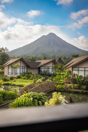 Deluxe | Sengetøy av topp kvalitet, dundyner, senger med overmadrass og minibar