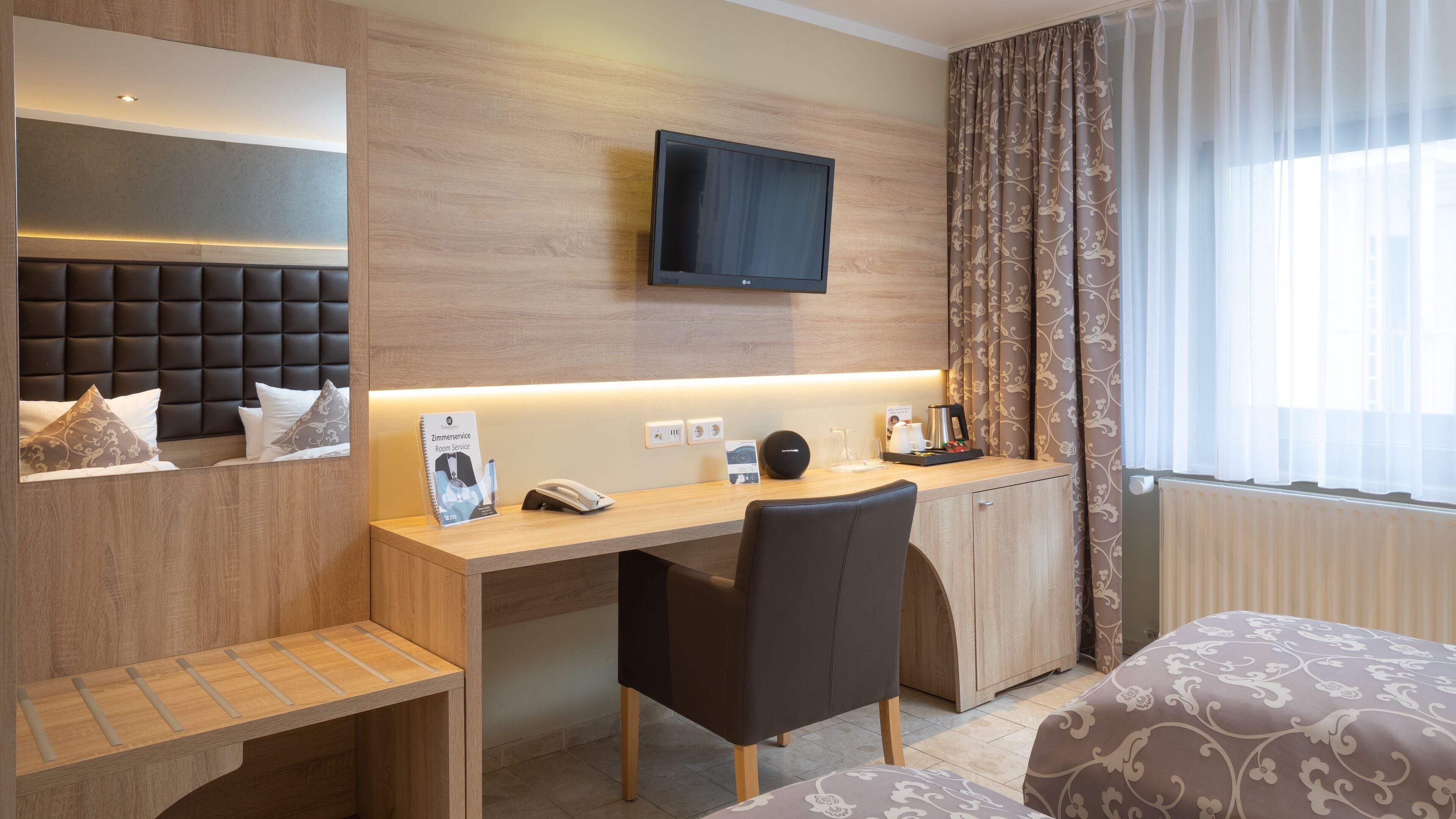 standard double or twin room | premium bedding, pillow-top beds, minibar, in-room safe