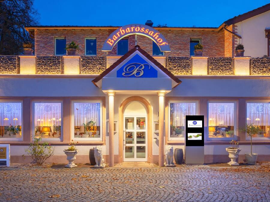 Front of property - evening/night