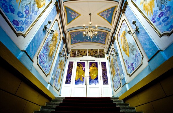 Interior entrance