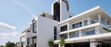 Façade de l’hébergement