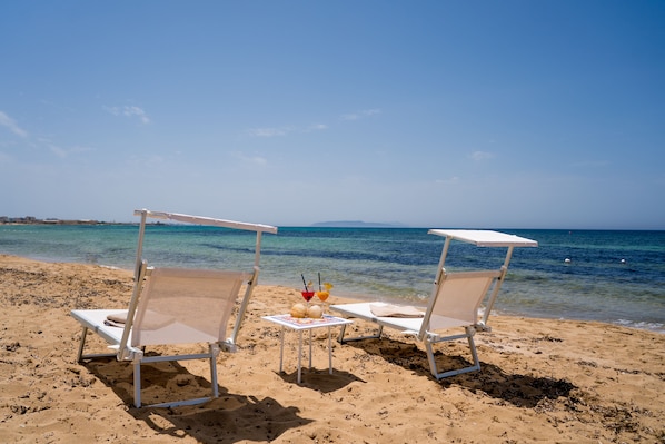 Private beach