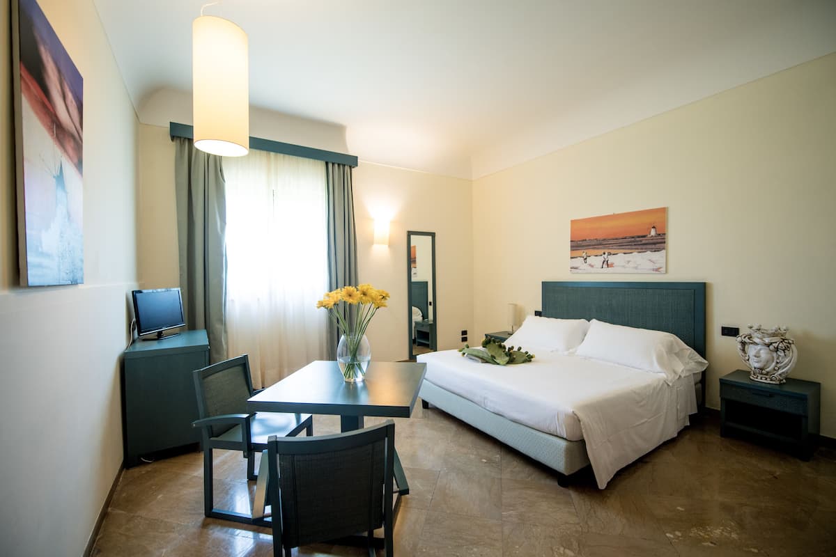 1 chambre, couette en duvet d'oie, minibar