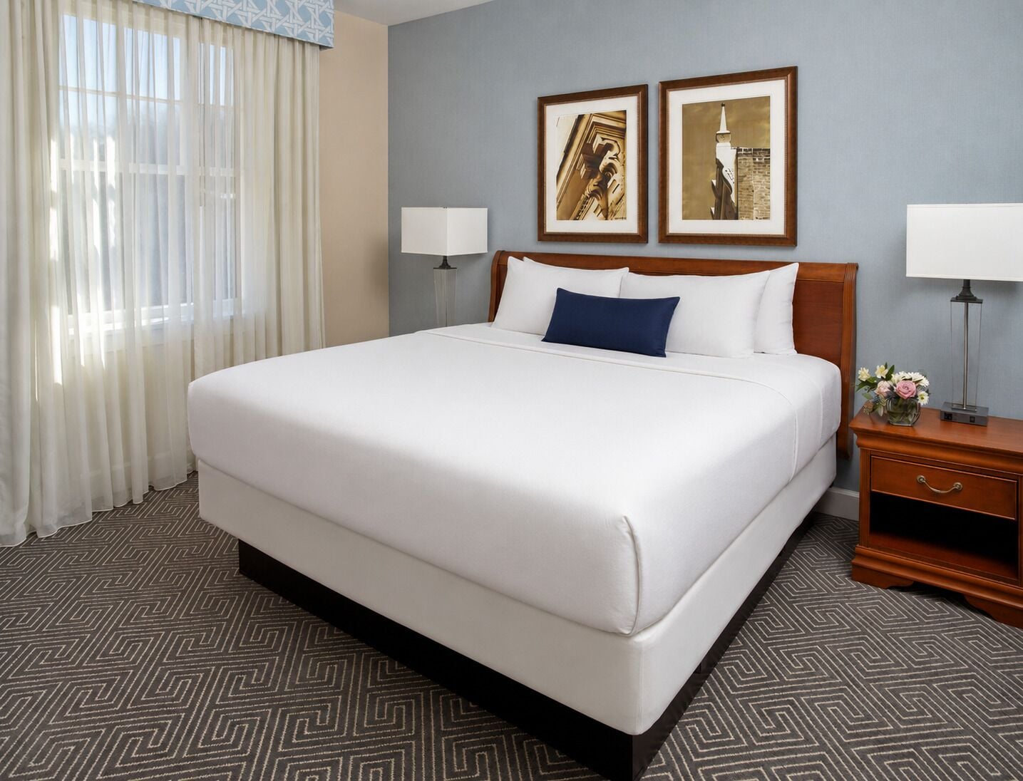 Ropa de cama de alta calidad y colchones con pillow-top 