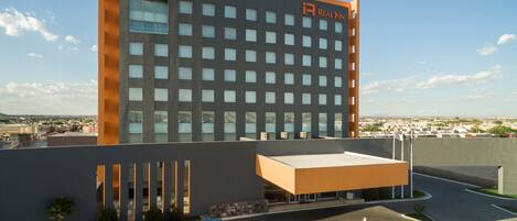 Majoituspaikan julkisivu