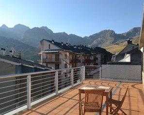 Blick von der Unterkunft