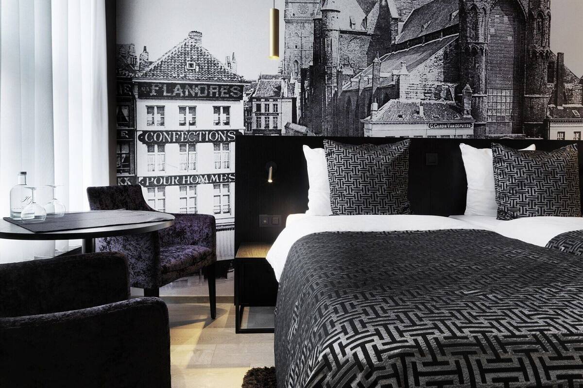 Hypo-allergenic bedding, minibar, in-room safe, individually decorated