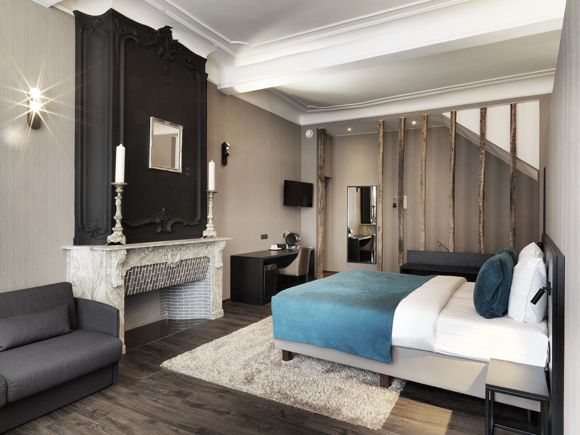 Ropa de cama hipoalergénica y minibar 