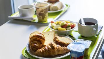 Daily buffet breakfast for a fee