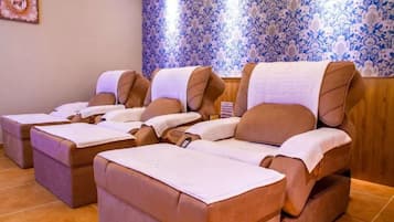 Reflexology, massages