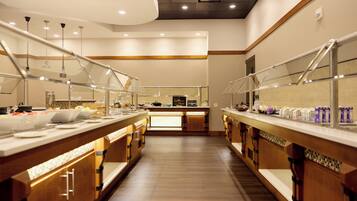 Daily buffet breakfast for a fee