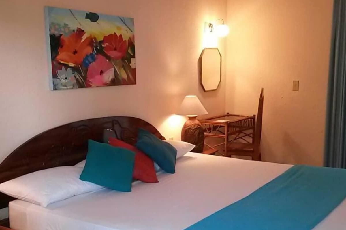 In-room safe, blackout drapes, WiFi (free), bed sheets